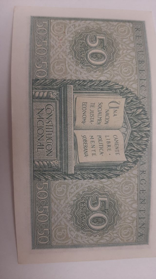 Billete Argentina 50 Centavos