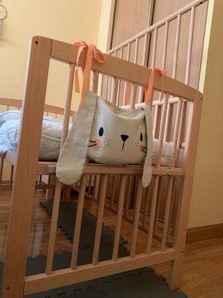 Cuna colecho y colchón + sabanas regalo