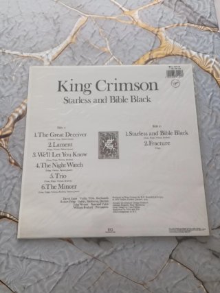 KING CRIMSON. Starless and bible black, LP Vinilo