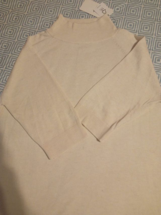 Jersey color crema mujer nuevo