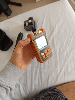 Medidor, cortadora y láser FTTH fibra óptica