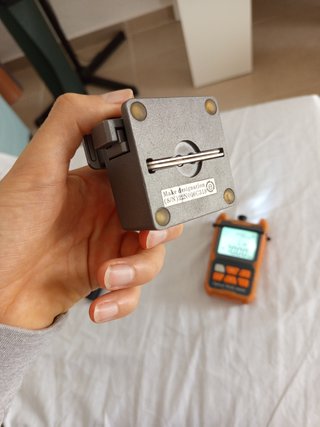 Medidor, cortadora y láser FTTH fibra óptica