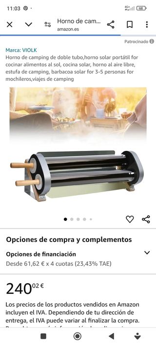 Horno solar