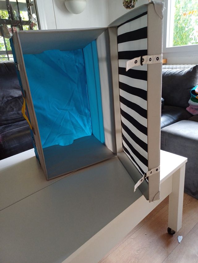 Baúl de tela del ikea