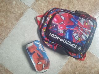 Mochila de Spiderman con estuche 