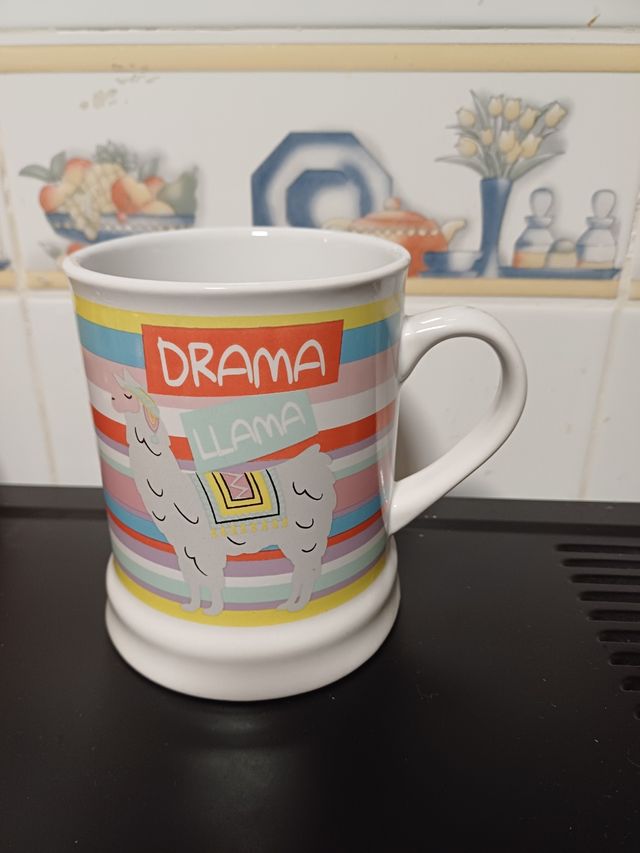 Taza grande Llama