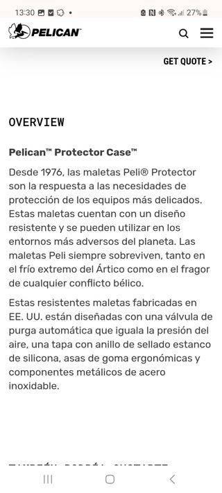 CAJA DE PROTECCIÓN PELICAN 1300