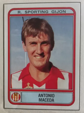 SPORTING DE GIJÓN CROMOS RECORTADOS 1982 1987