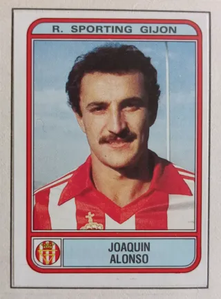 SPORTING DE GIJÓN CROMOS RECORTADOS 1982 1987