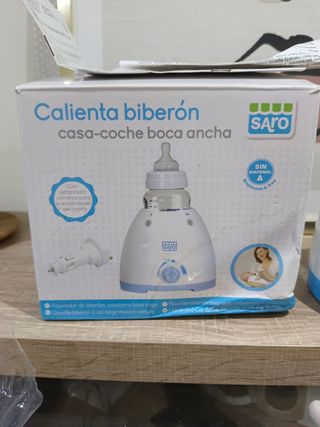 Calienta biberones para casa y coche