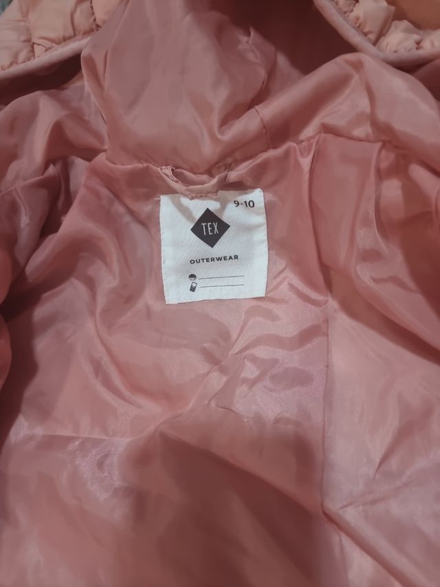Chaquetón  niña rosa 9/10 años