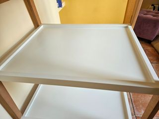 Cambiador bebé HIP Quax blanco-natural