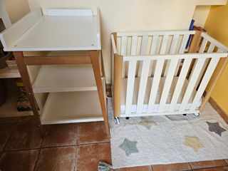 Cambiador bebé HIP Quax blanco-natural