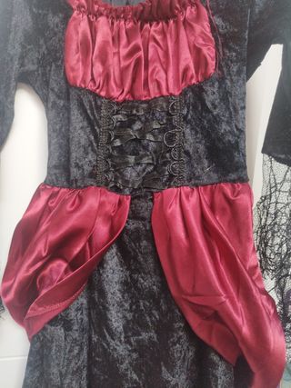 Disfraz de Halloween Vampiresa Niña 3/4 años