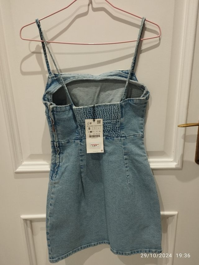 Vestido denim ZARA