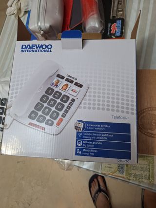 Telefono fijo letras grandes.