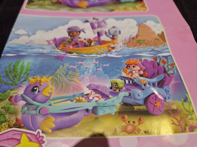 Carruaje de sirenas y bote pinypon