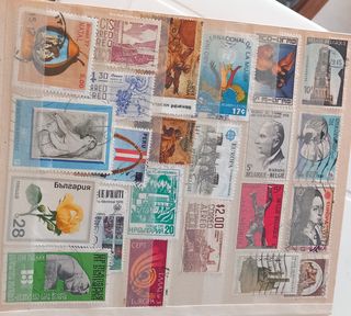 343 SELLOS ANTIGUOS DE ESPAÑA Y OTROS PAÍSES