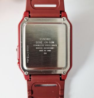 Reloj Casio CA53W-4B Nuevo Original Vintage Retro