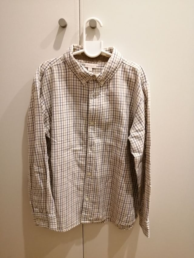 Camisa cuadros. Niño. 8 años. Gocco