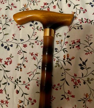 BASTON DE MADERA LABRADA NUEVO 