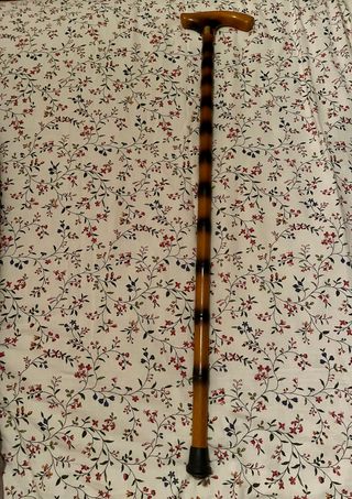 BASTON DE MADERA LABRADA NUEVO 