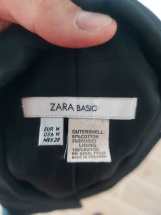 Americana negra zara M mujer