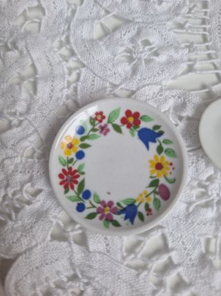 Juego porcelana alenana miniatura vintage