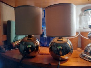 Juego de lámparas mesita