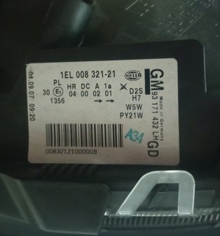 Faro izquierdo xenon Vectra C - Signum