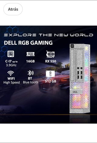Dell - PC Gamer i7 Ordenador RGB Gaming Intel i7