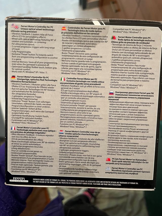 Thrustmaster Ferrari Motors Gamepad F430 Challenge