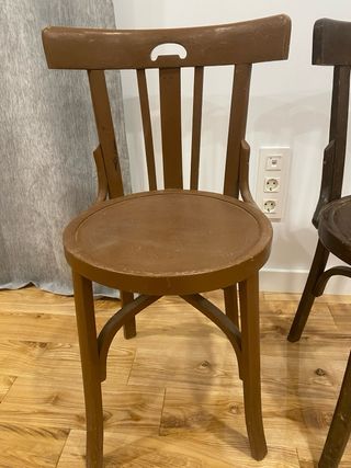 Sillas de madera vintage