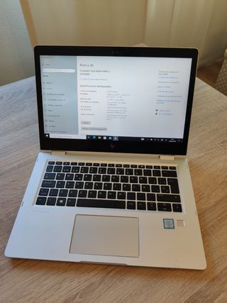 Portátil convertible HP X360. Táctil. 16GB y SSD