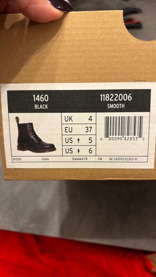 Dr. Martens STIVALI STRINGATI 1460 - SMOOTH