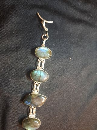Braccialetto in argento e labradorite