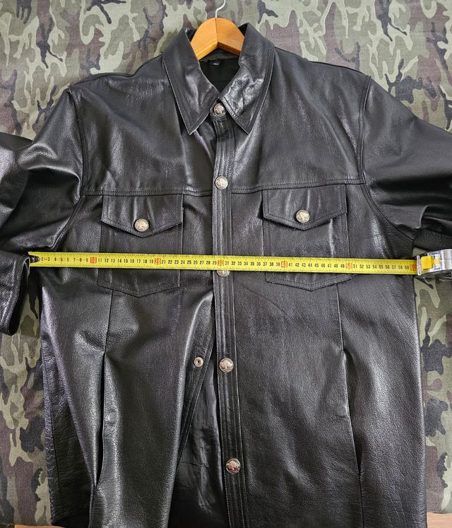 Camisa Xelement cuero de búfalo