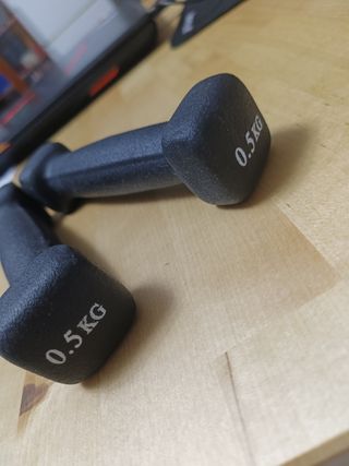 Dos mancuernas 0.5 kg