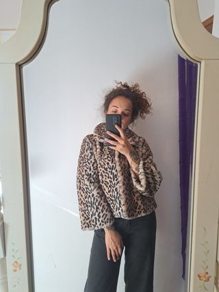 Pelliccia sintetica leopardata