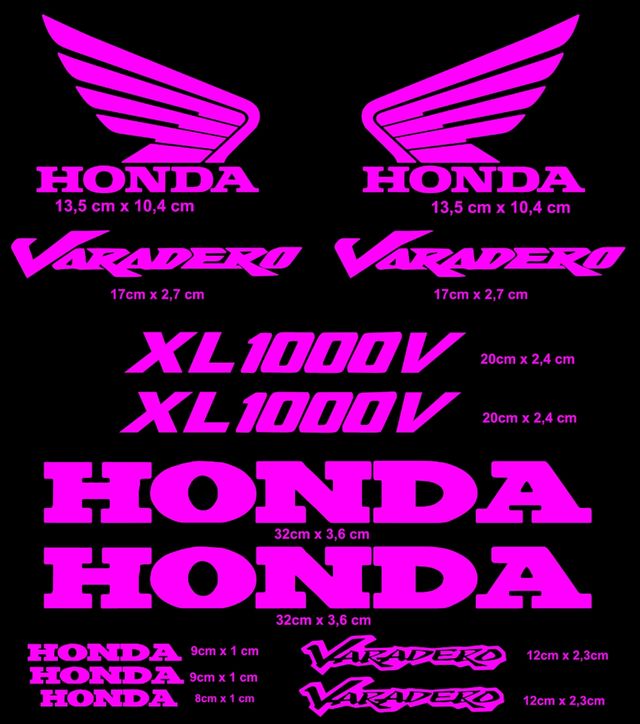 Kit pegatinas honda varadero xl1000v