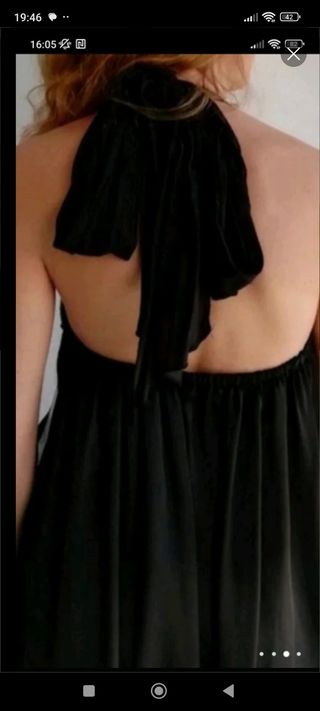 Vestido globo fiesta Zara 