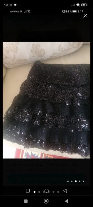 Falda lentejuelas ZARA . Fin de Año🎄🎄