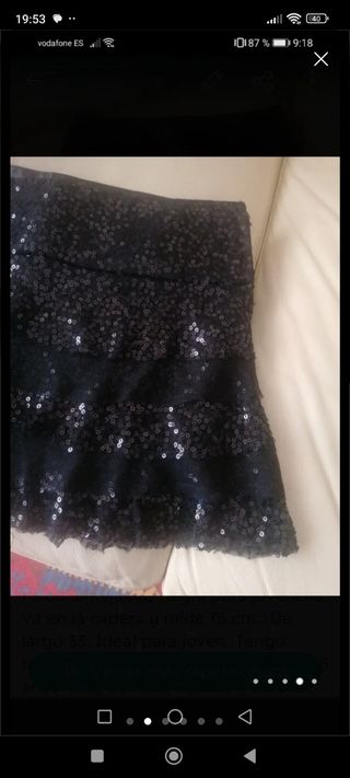 Falda lentejuelas ZARA . Fin de Año🎄🎄