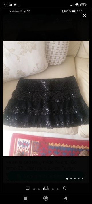 Falda lentejuelas ZARA . Fin de Año🎄🎄