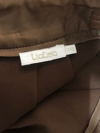 Gonna a pantaloni bambina scamosciata