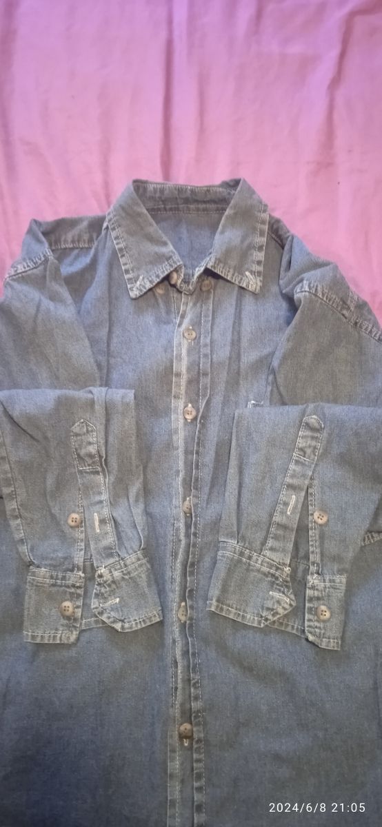 Camisa vaquera hombre