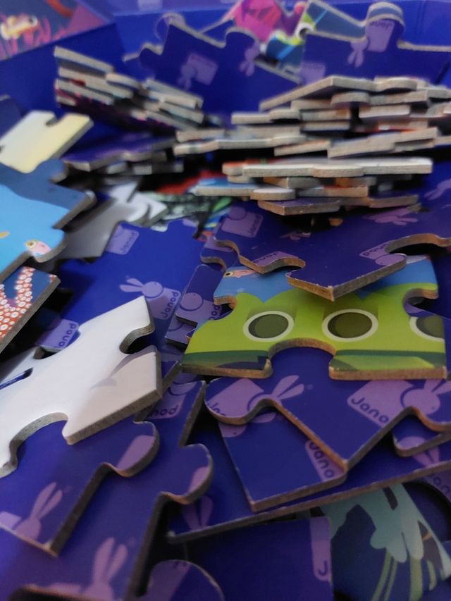 Puzle 100 piezas Janod mundo submarino