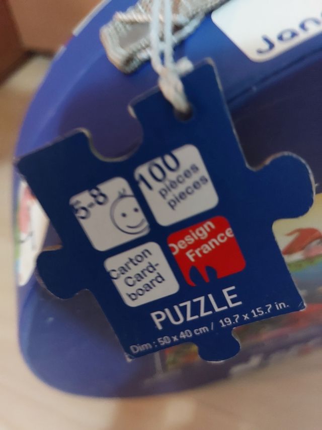 Puzle 100 piezas Janod mundo submarino