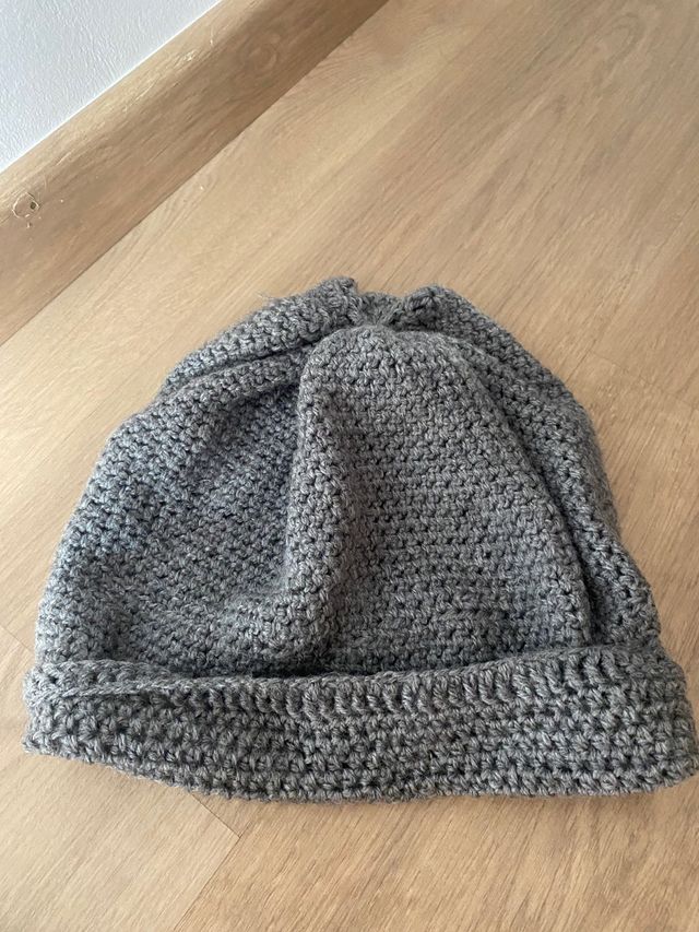 Gorro invierno gris