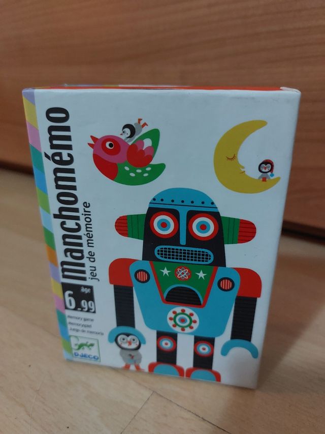 Manchomemo juego de cartas djeco